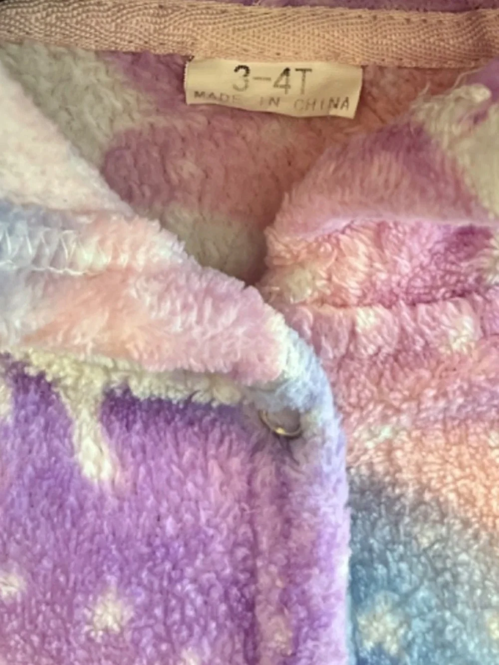 Doctor Unicorn Toddler Girl Soft Plush Bathrobe Size 3T-4T